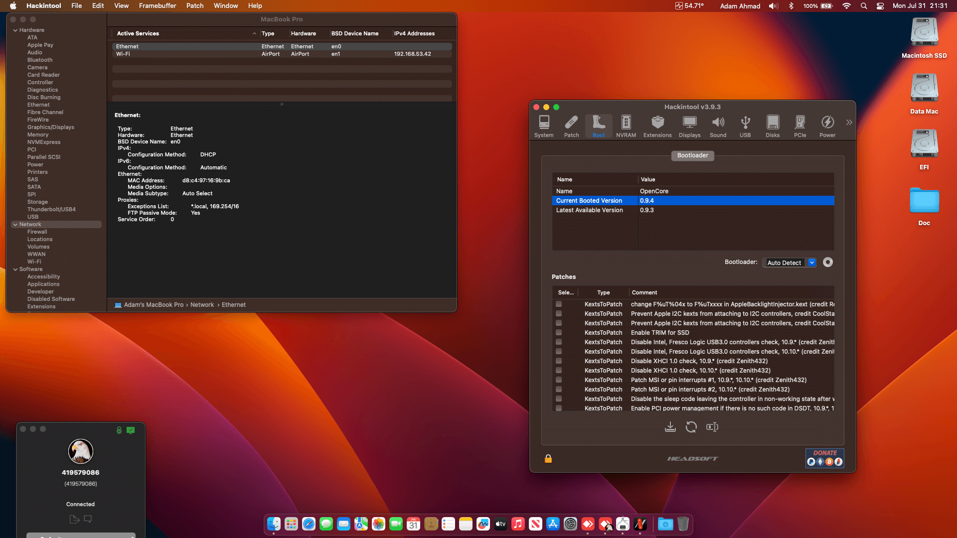 Lenovo Thinkpad 13 Gen 2 4th [KabyLake   Intel HD 620 + PS2]   OpenCore 1